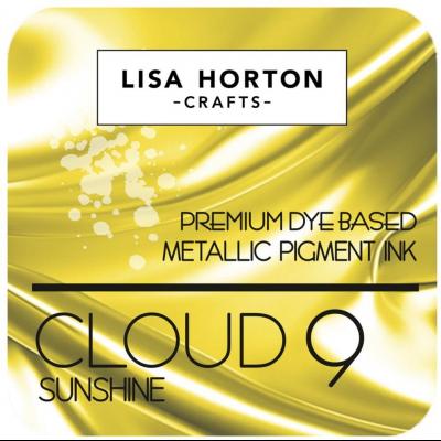 Lisa Horton Crafts Cloud 9 Metallic Pigment Ink Pad - Sunshine